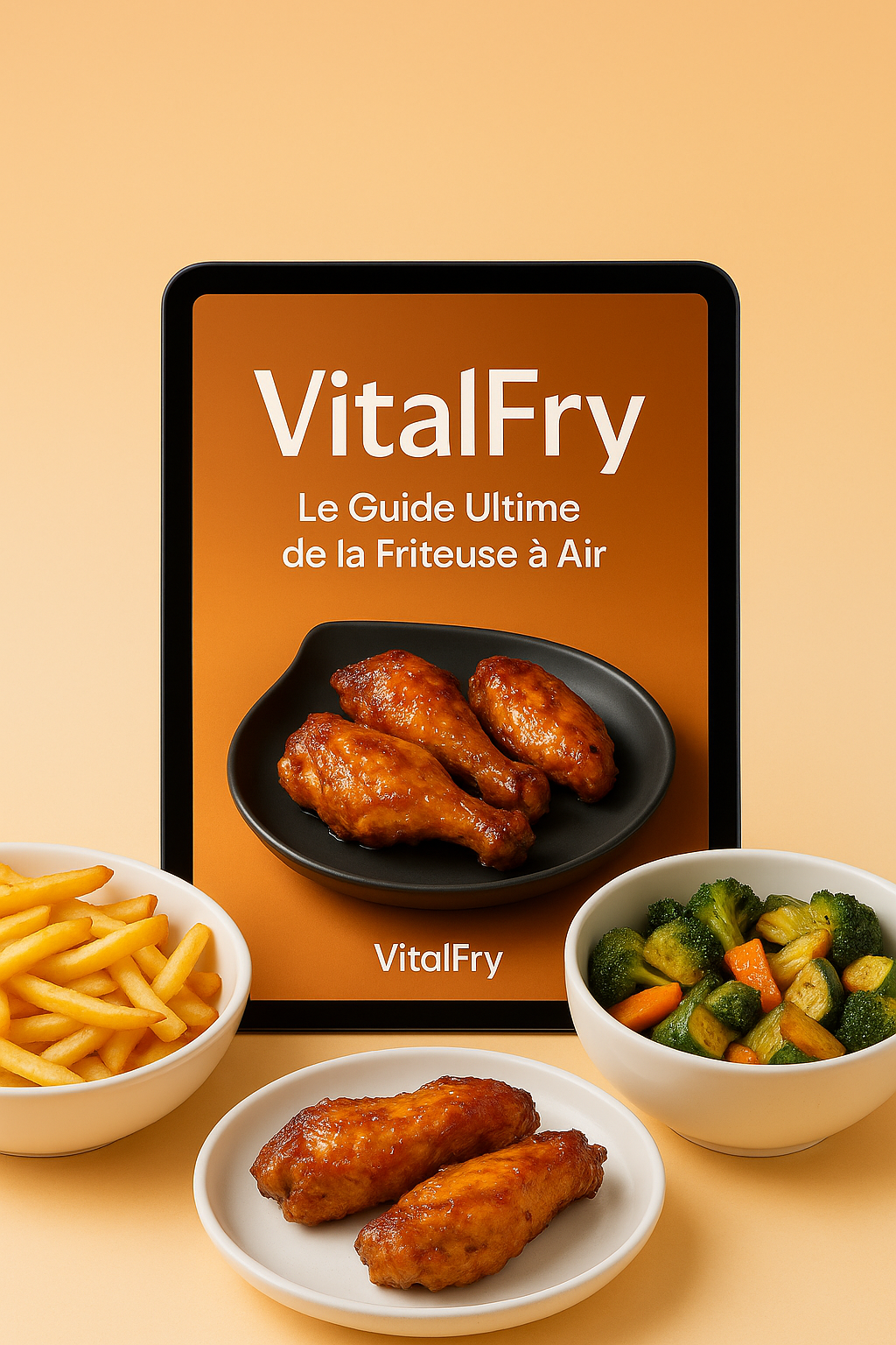 Le Guide Ultime de La Friteuse à Air – 600 Recettes Saines + 2 Livres Offerts !