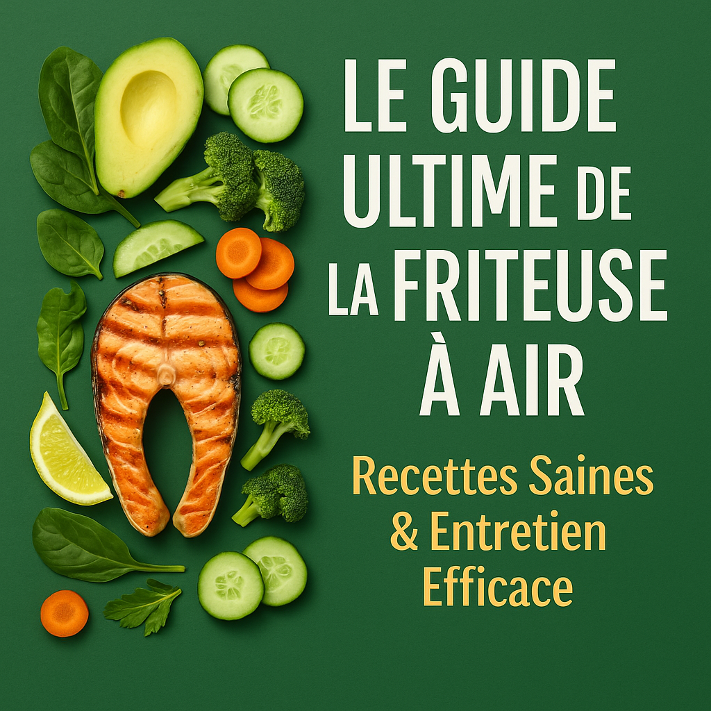 Le Guide Ultime de La Friteuse à Air – 600 Recettes Saines + 2 Livres Offerts !